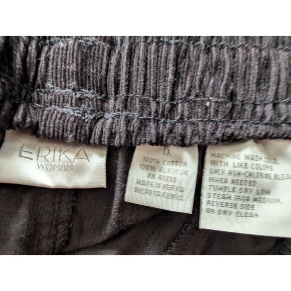 Lord Isaacs Sport Navy Elastic Waist Pants Size 1x 80% Polyester 20% Cotton Made - Picture 5 of 5